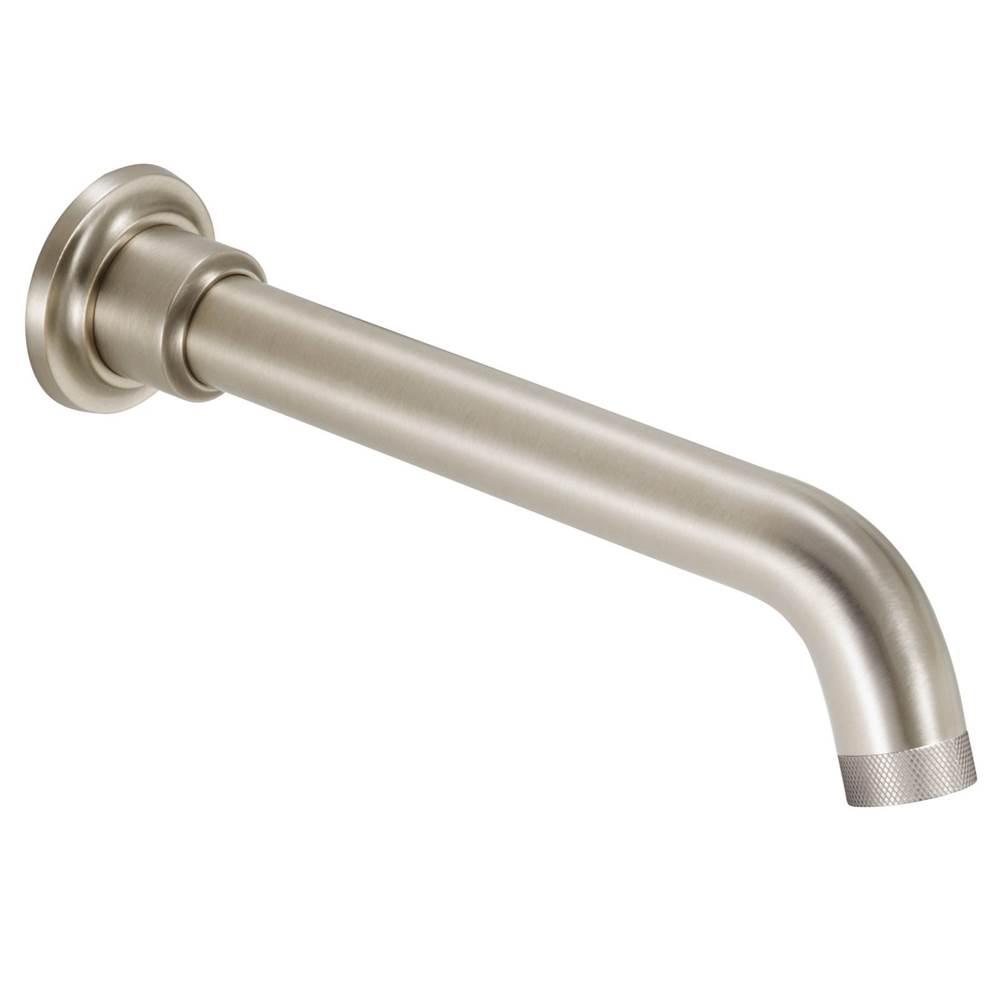 California Faucets Deluxe Wall Tub Spout with Knurled Spout Tip