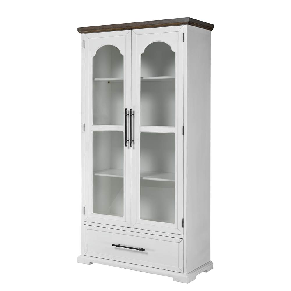 Elk Home Locksmith Cabinet with Bookcase