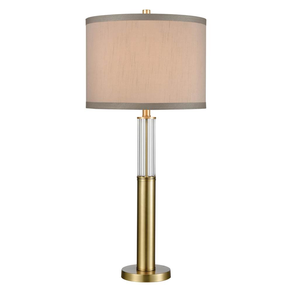 Elk Home Cannery Row 34'' High 1-Light Table Lamp - Antique Brass