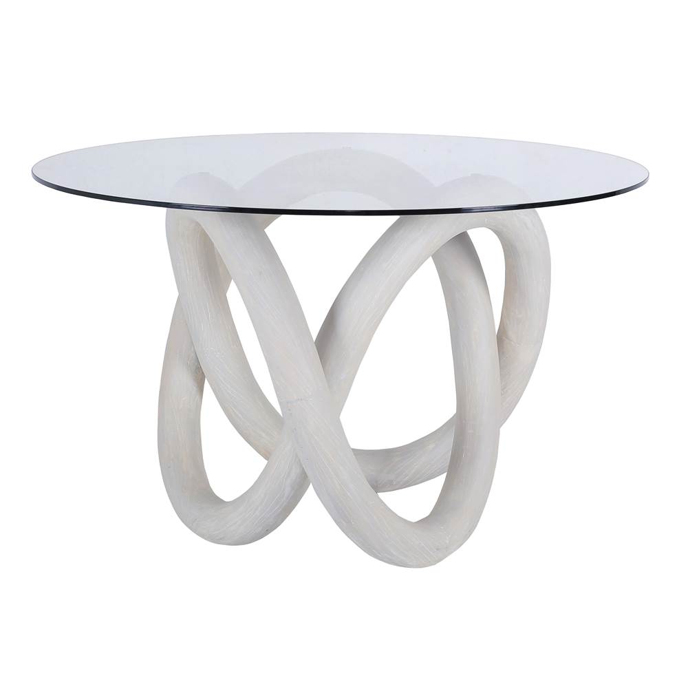 Elk Home Knotty Dining Table - White