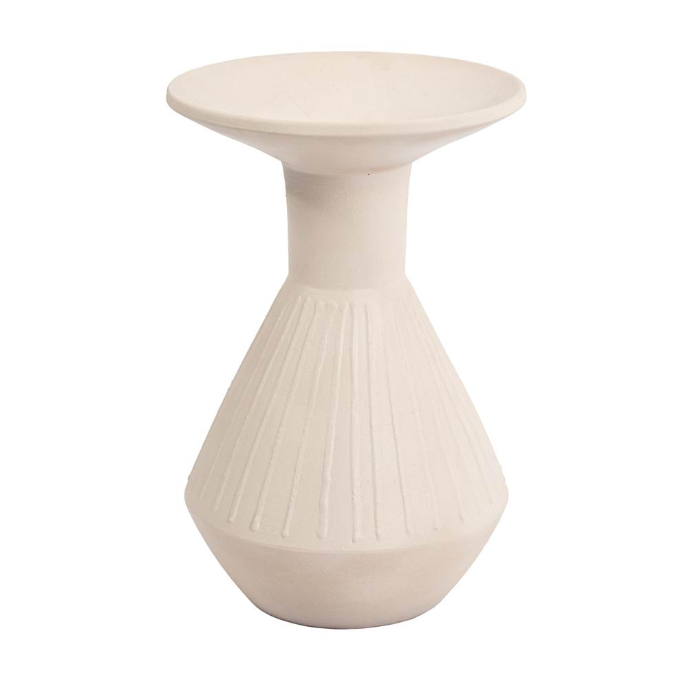 Elk Home Doric Vase - Large White