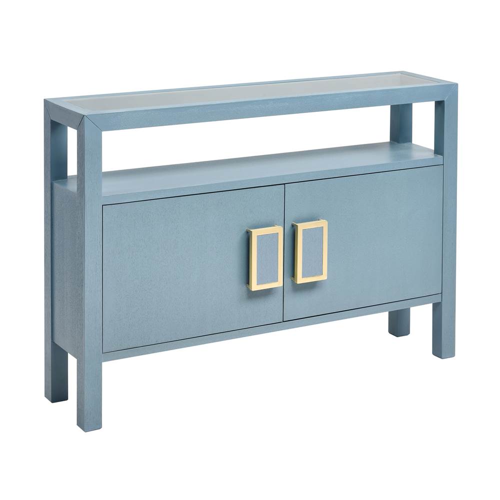 Elk Home Hawick Console Table - Aged Blue