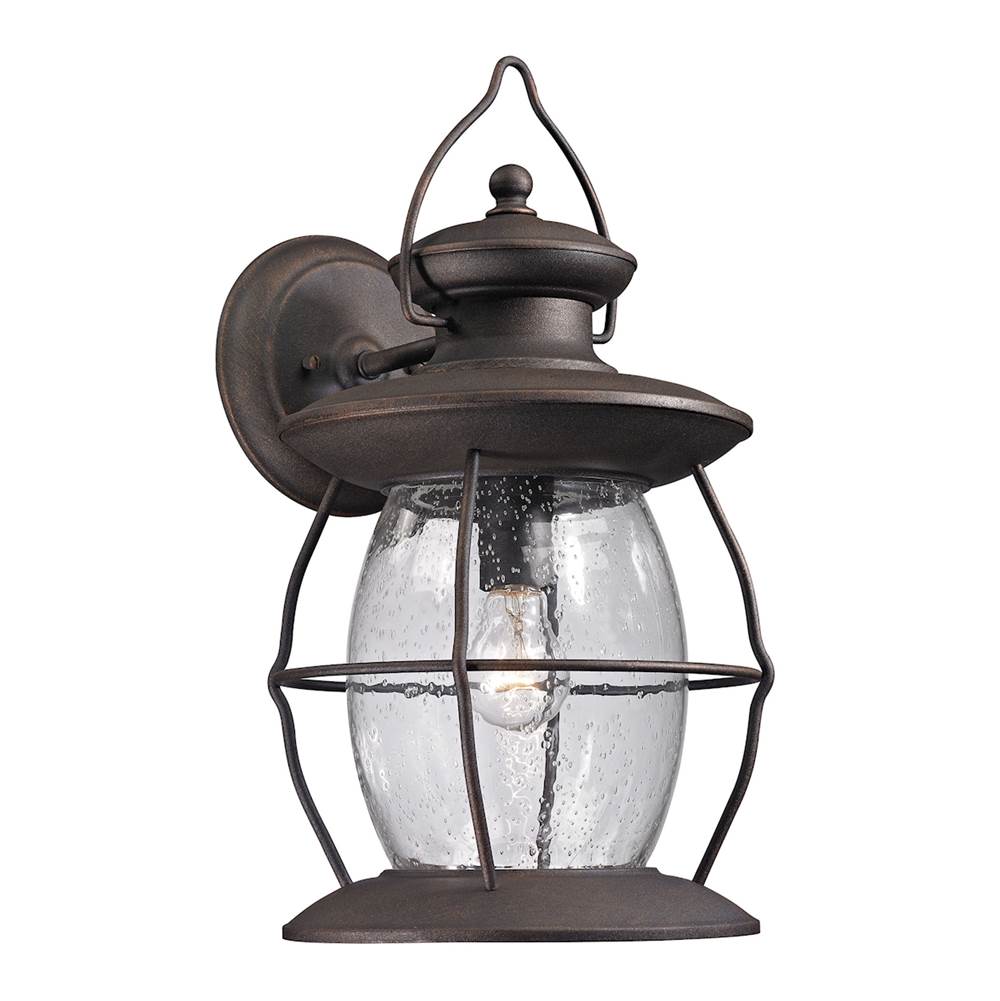 Elk Lighting Village Lantern 18'' High 1-Light Outdoor Sconce - Weathered Charcoal