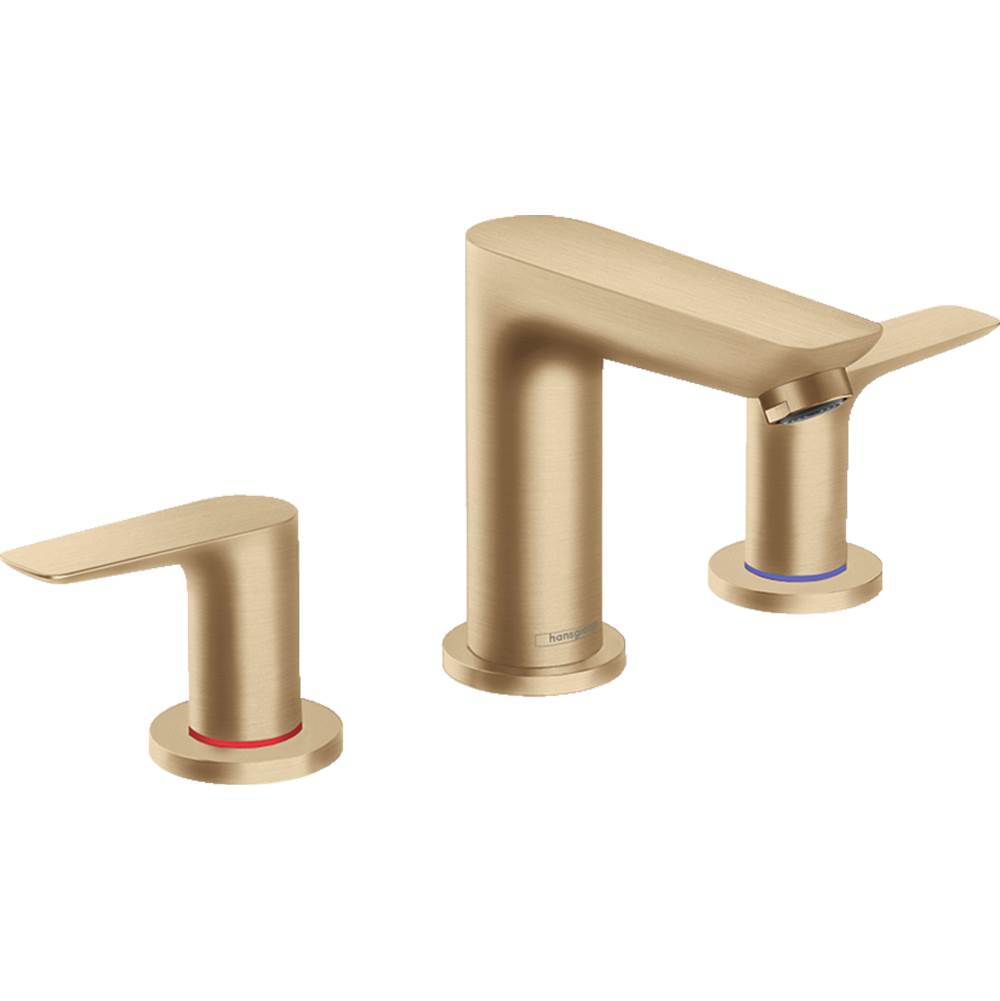 Hansgrohe Talis E Widespread Faucet 150 with Pop-Up Drain, 1.2 GPM in Brushed Bronze