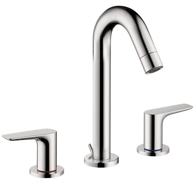 Hansgrohe Logis Widespread Faucet 150 with Pop-Up Drain, 1.2 GPM in Chrome