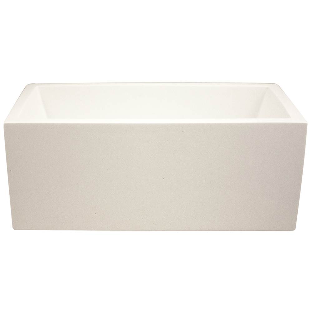 Hydro Systems SLATE 6032 STON END DRAIN, TUB ONLY - WHITE