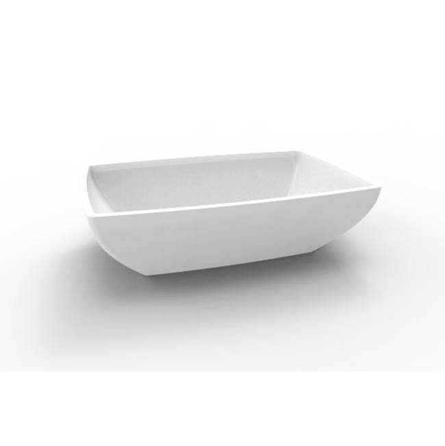 Hydro Systems CRESCENT 24X16 SOLID SURFACE SINK - WHITE