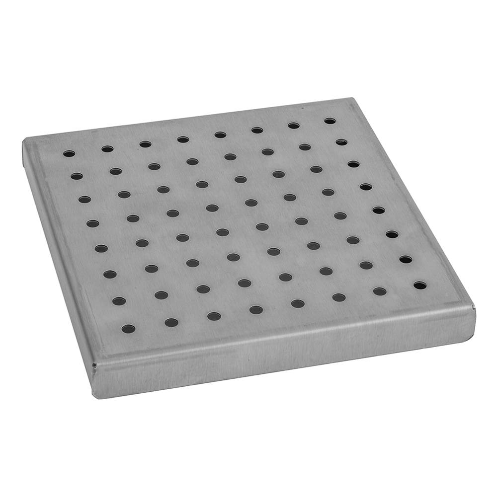 Jaclo 6'' x 6'' Round Dotted Channel Drain Grate