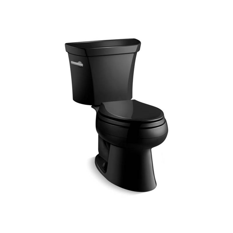 Kohler Wellworth® Two-piece elongated 1.28 gpf toilet with insulated tank