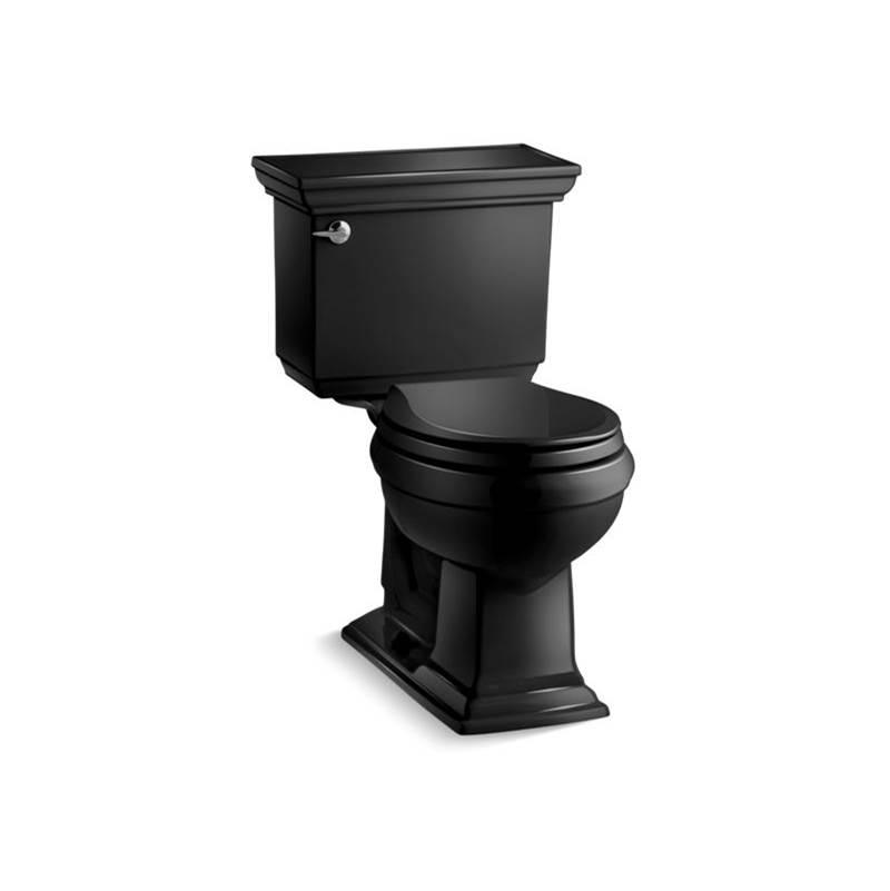 Kohler Memoirs® Stately Comfort Height® Two-piece round-front 1.28 gpf chair height toilet