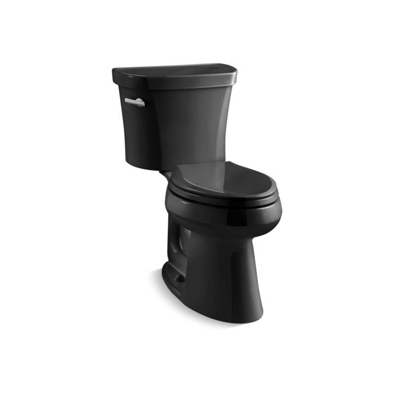 Kohler Highline® Comfort Height® Two-piece elongated 1.28 gpf chair height toilet with insulated tank and 14'' rough-in