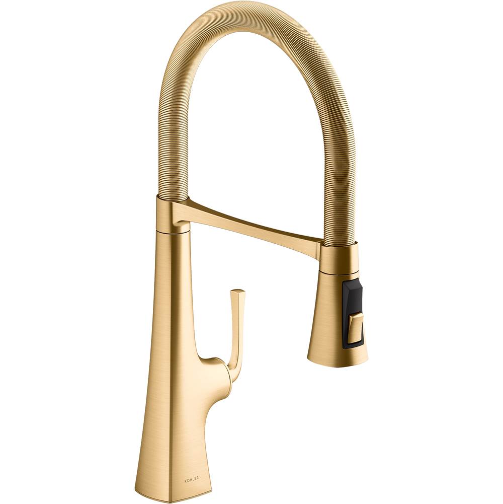 Kohler Graze® Single-handle semi-professional kitchen sink faucet with 21-9/16'' spout