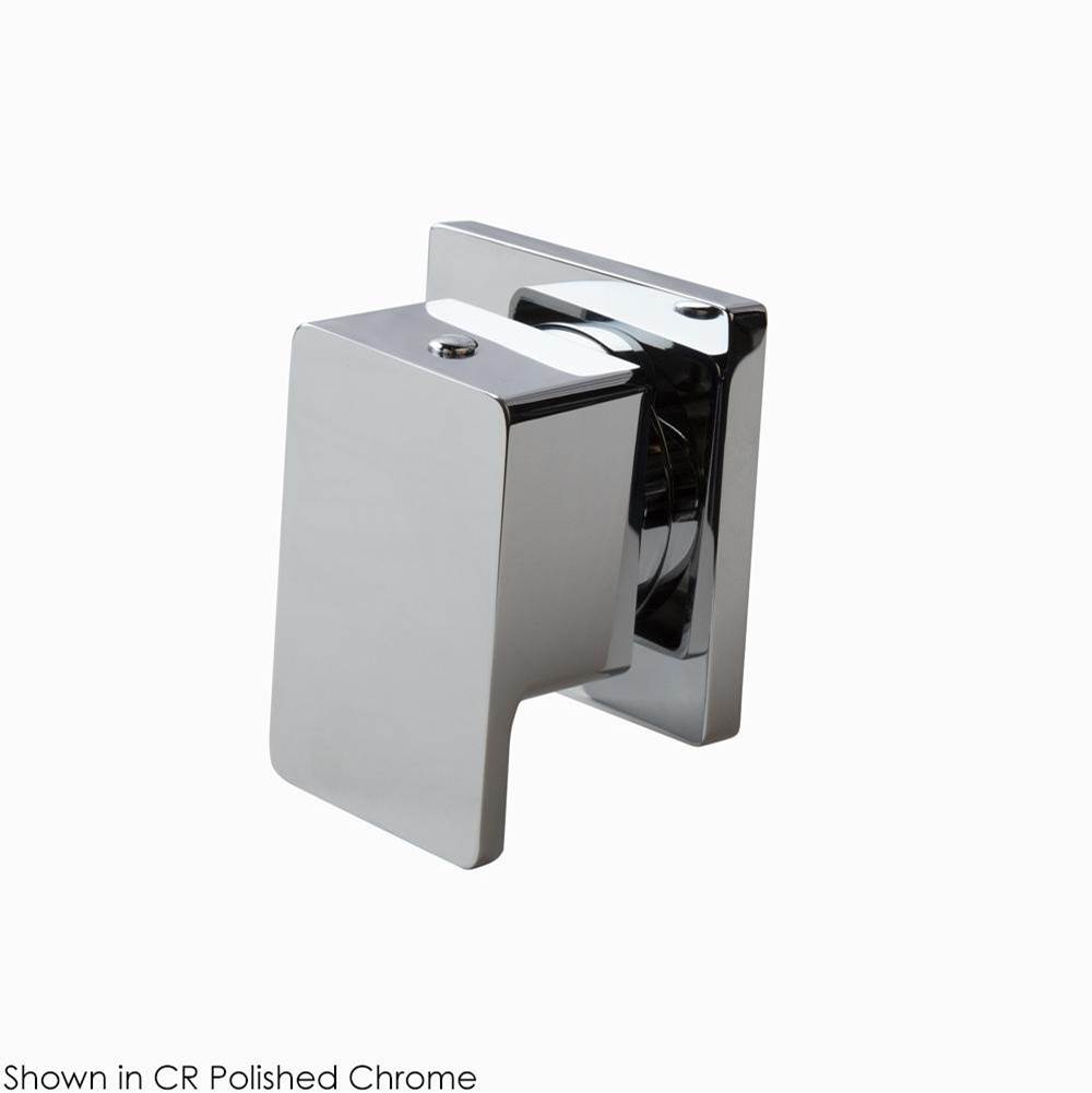 Lacava TRIM ONLY - 3-Way diverter valve GPM 10 (43.5 PSI) with square back plate and lever handle