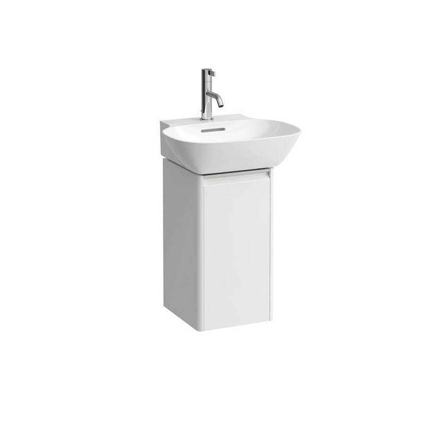 Laufen Vanity Only, 1 door, left hinged, 1 internal shelf, matching countertop small washbasin 815301