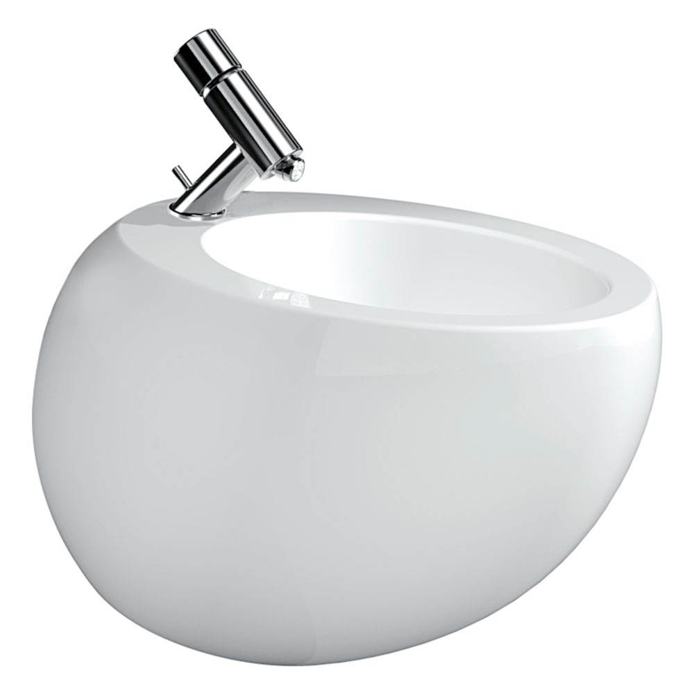 Laufen Wall hanging bidet, with concealed overflow, incl. ceramic waste cover