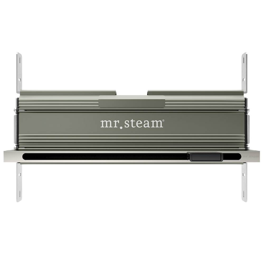 Mr. Steam Linear 16 in. W. Steamhead with AromaTherapy Reservoir in Polished Nickel