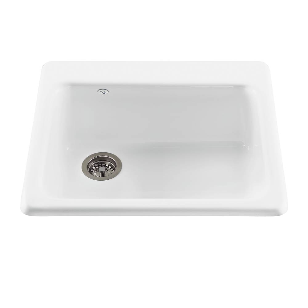 MTI Basics 25X22 White Single Bowl Basics Sink-Simplicity