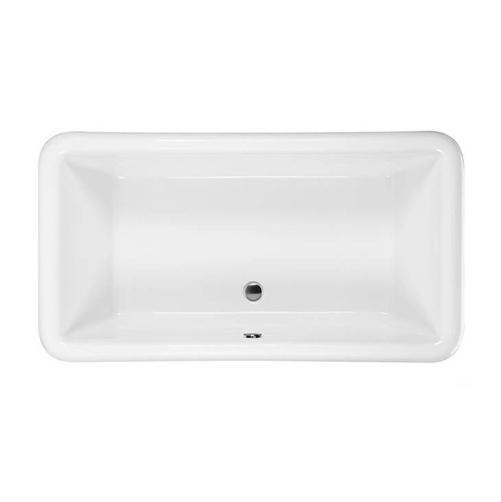 MTI Basics 72X40 White Air Bath-Basics