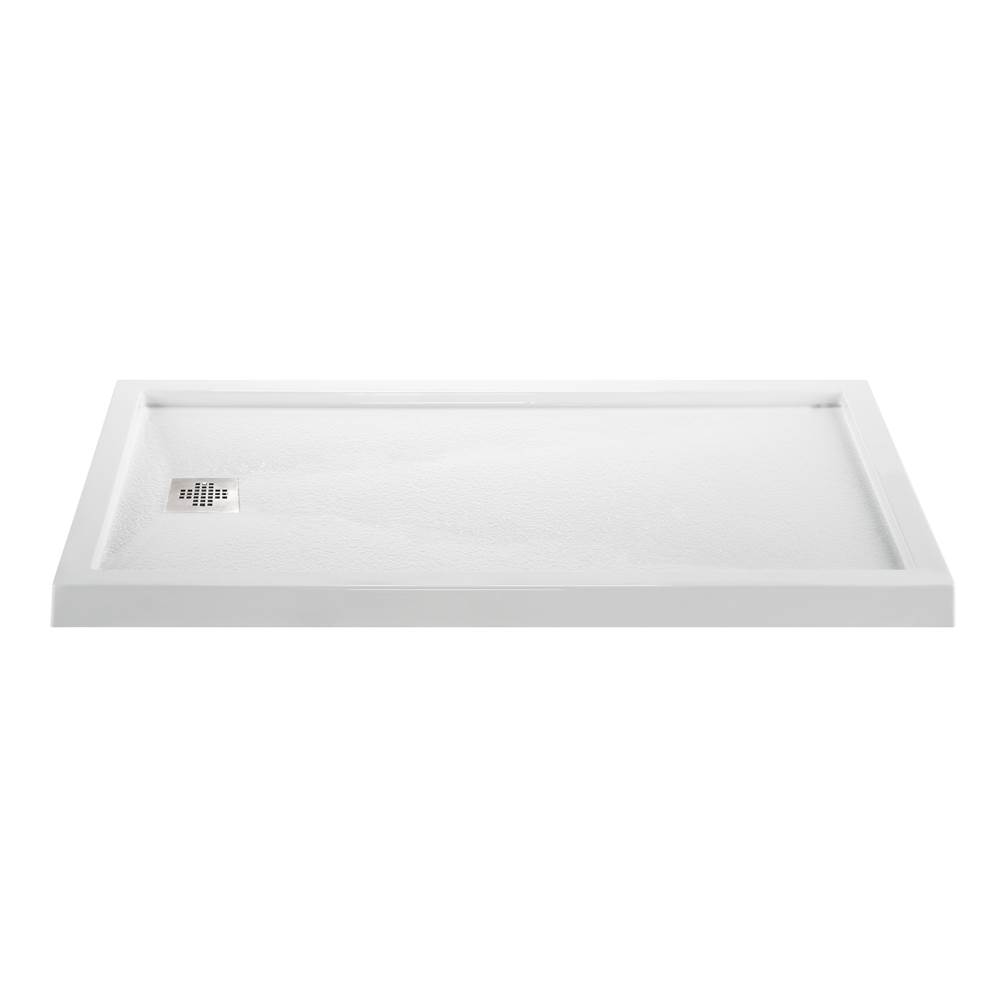 MTI Baths 6032 Acrylic Cxl Lh Drain Multi Threshold - White