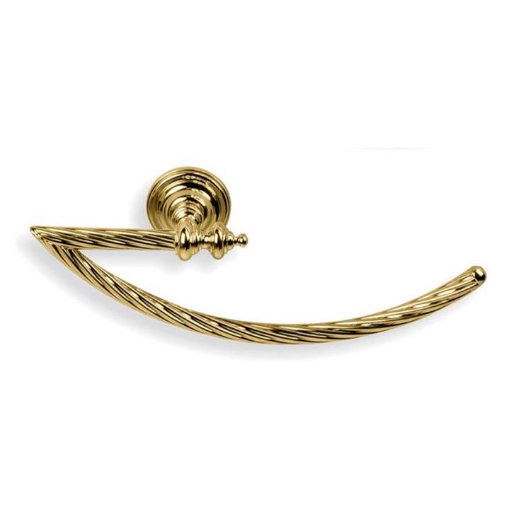 Nameeks Chrome and Gold Classic-Style Brass Towel Ring