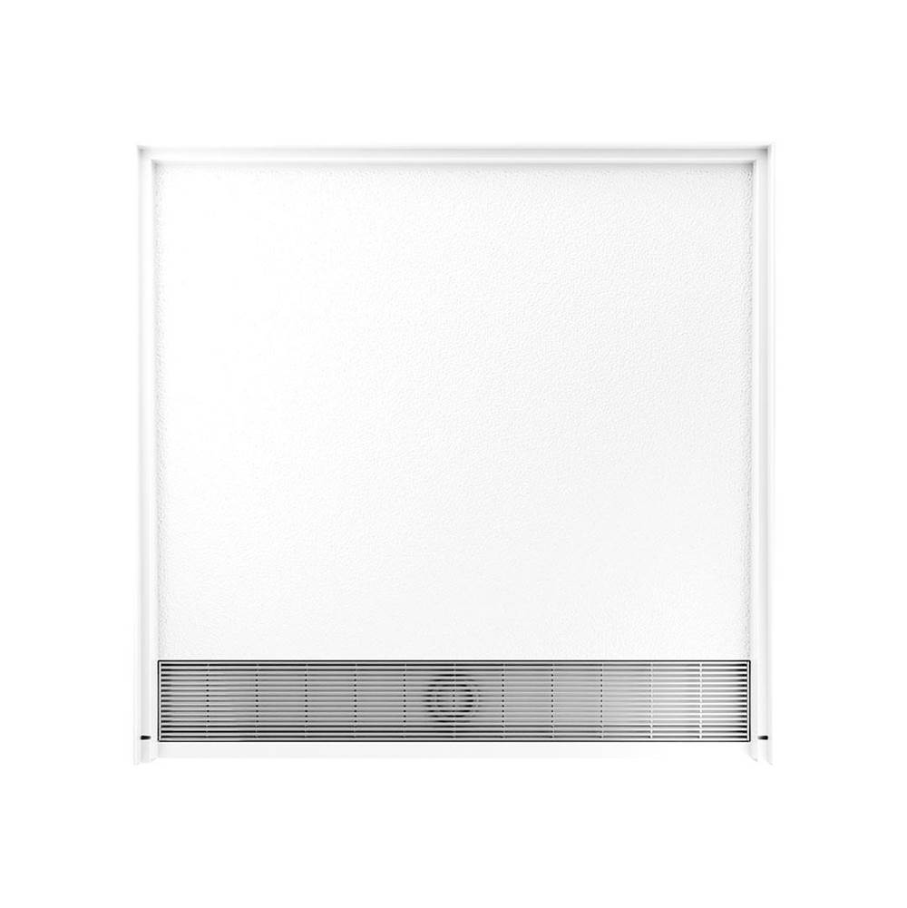 Swan STF-3838 38 x 38 Performix Alcove Shower Pan with Center Drain in Ice