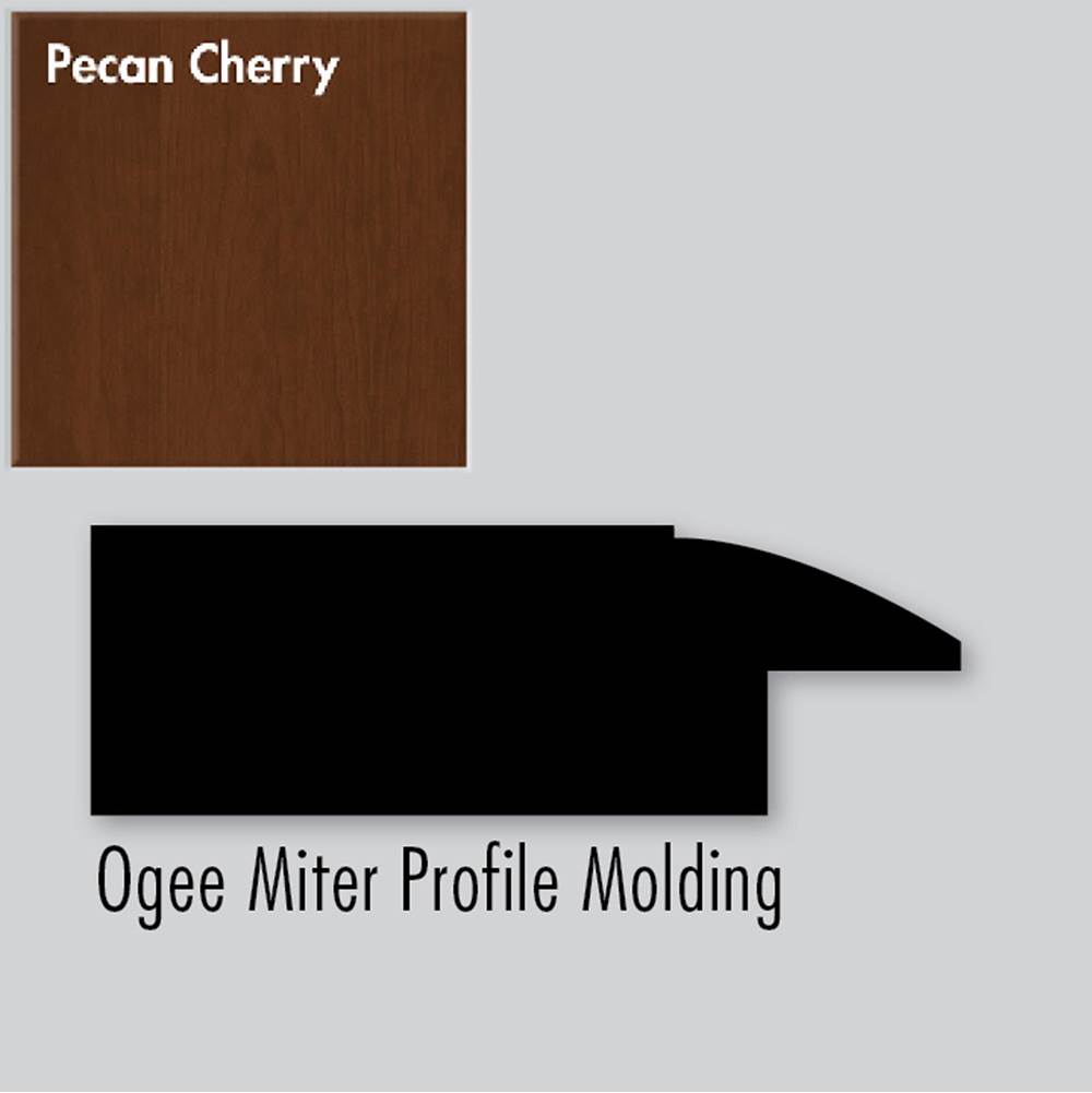 Strasser Woodenworks 2.25 X .75 X 72 Molding Ogee Miter Pecan Cherry