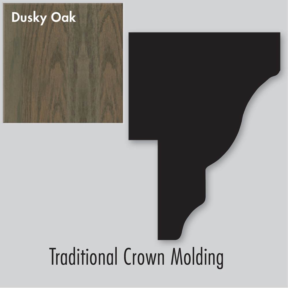 Strasser Woodenworks 2 X 1.25 X 72 Round Crown Strip Dusky Oak