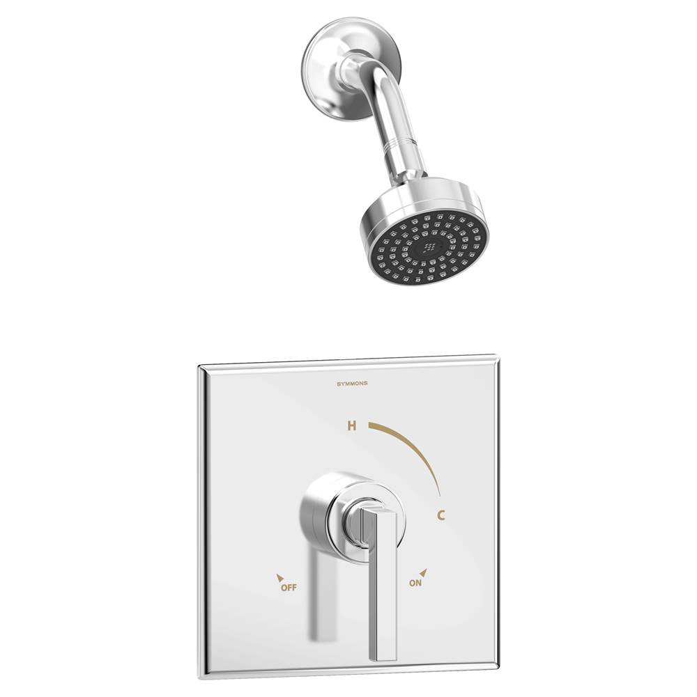 Symmons Duro Single Handle 1-Spray Shower Trim in Polished Chrome - 1.5 GPM (Valve Not Included)