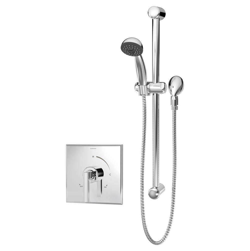 Symmons Duro Single Handle 1-Spray Hand Shower Trim in Polished Chrome - 1.5 GPM (Valve Not Included)