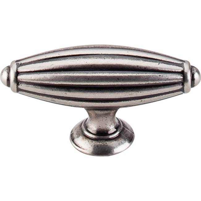 Top Knobs Tuscany T-Handle 2 7/8 Inch Pewter Antique