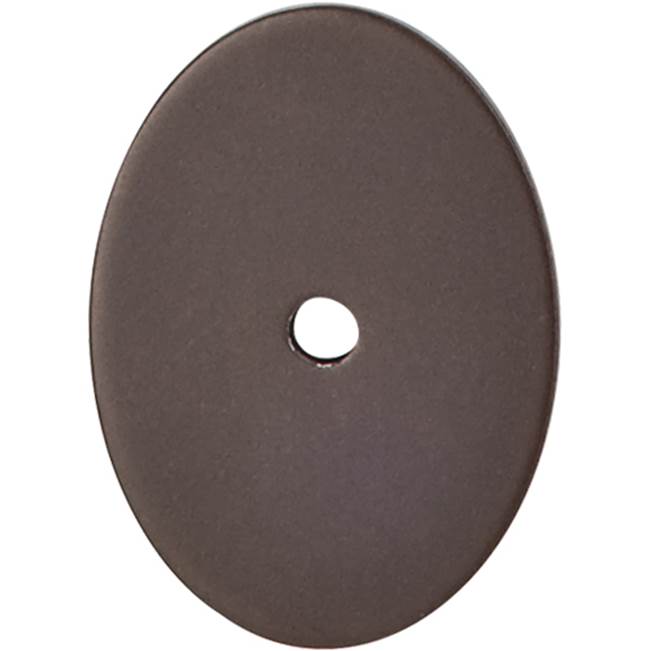Top Knobs Oval Backplate 1 3/4 Inch Oil Rubbed Bronze