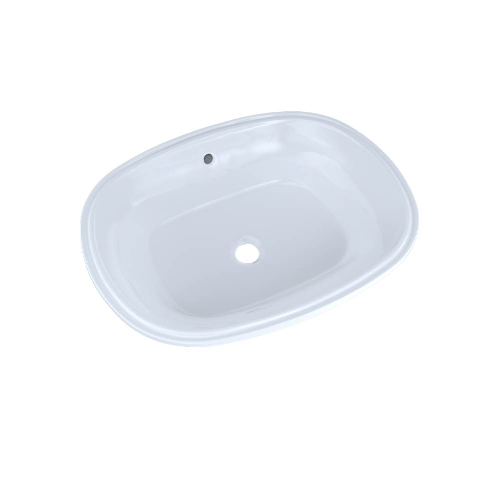 TOTO Toto® Maris™ 20-5/16'' X 15-9/16'' Oval Undermount Bathroom Sink With Cefiontect, Cotton White