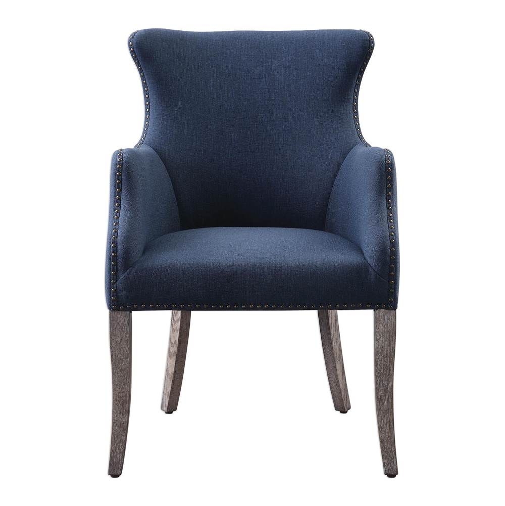 Uttermost Uttermost Yareena Blue Wing Chair
