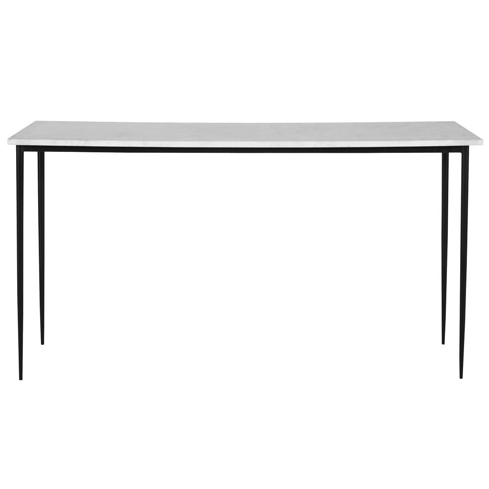 Uttermost Uttermost Nightfall White Marble Console Table