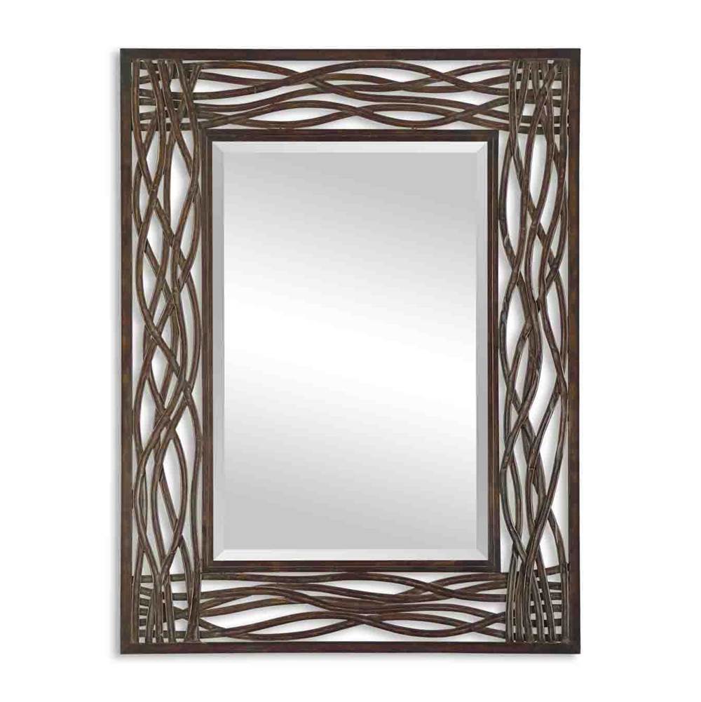 Uttermost Uttermost Dorigrass Brown Metal Mirror