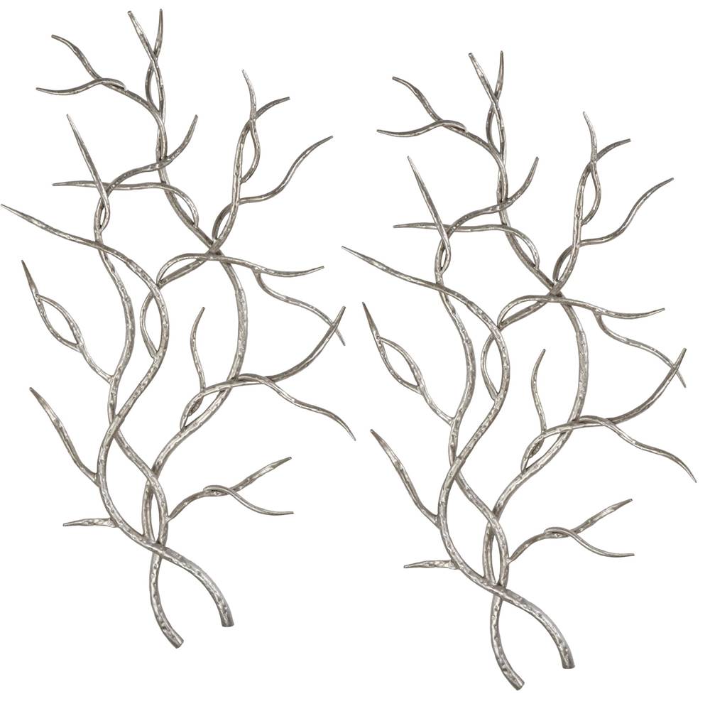 Uttermost Uttermost Silver Branches Wall Art S/2