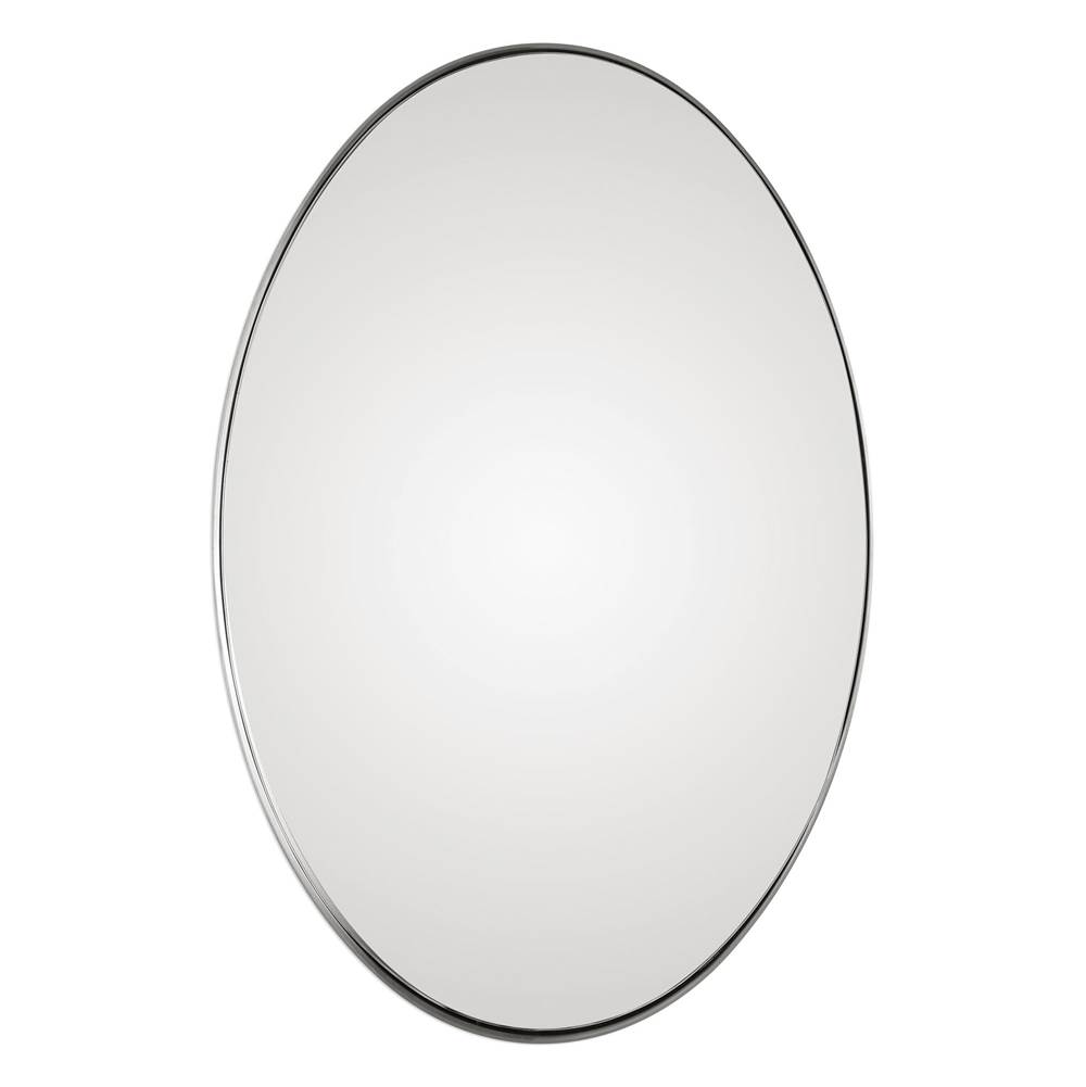 Uttermost Uttermost Pursley Brushed Nickel Oval Mirror