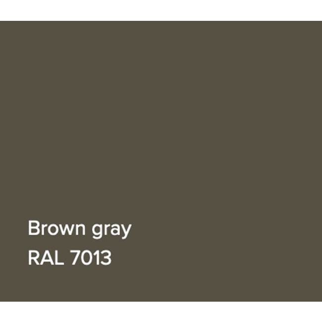Victoria + Albert RAL Basin Brown Grey Gloss