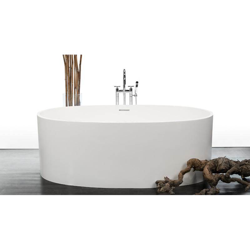 WETSTYLE Be Bath 66 X 34 X 22 - Fs  - Built In Nt O/F & Mb Drain - White True High Gloss