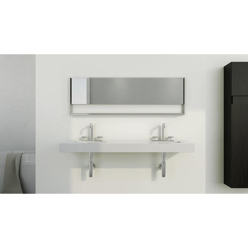 WETSTYLE Bracket System For 36 Inch Lavatory - Stainless Steel