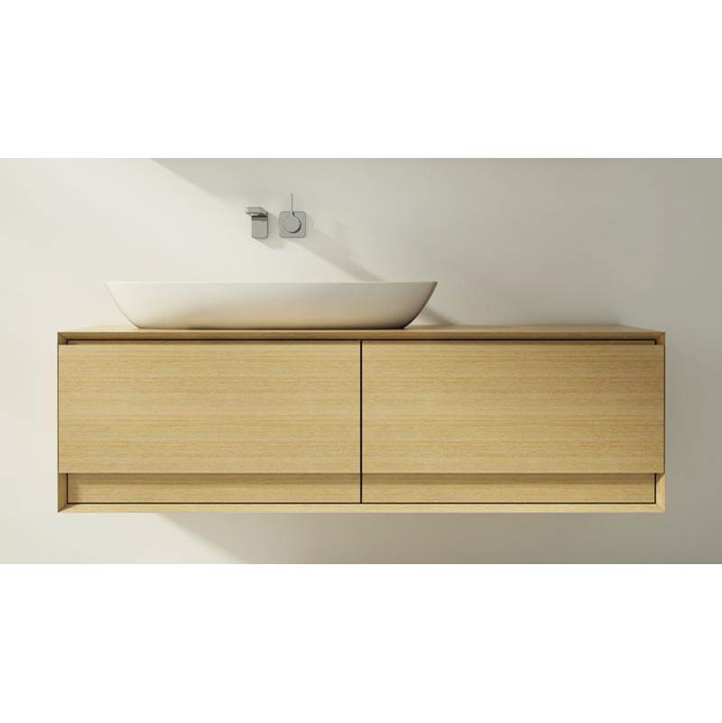 WETSTYLE Furniture ''M'' - Vanity Wall-Mount 36 X 18 - Walnut Natural No Calico