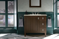 Symmons Badarmatur Mit Ablaufgarnitur, 1.0 GPM Durchfluss - Gebürstete Bronze, Wassersparend & Stylisch